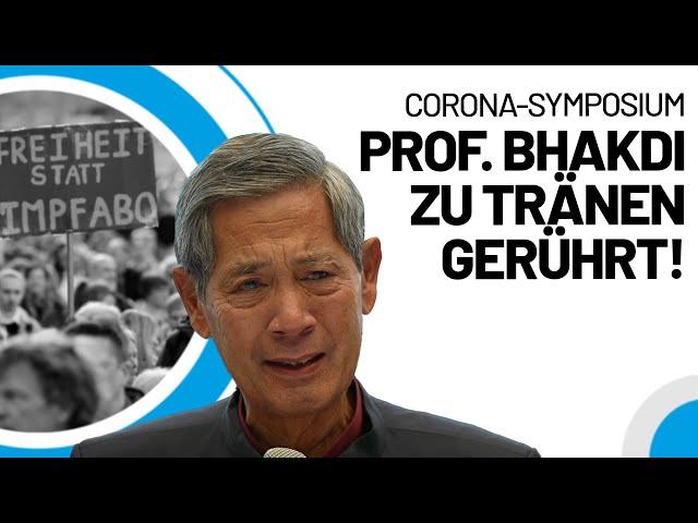 Emotionaler Auftritt von Prof. Dr. Sucharit Bhakdi auf dem 2. Corona-Symposium der AfD-Fraktion