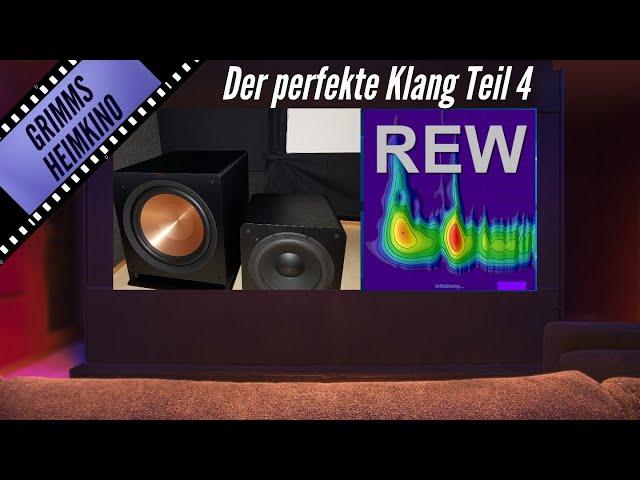 Subwoofer mit REW optimieren  Lautstärke, Fequenz, Phase, Hörtest - Teil 4