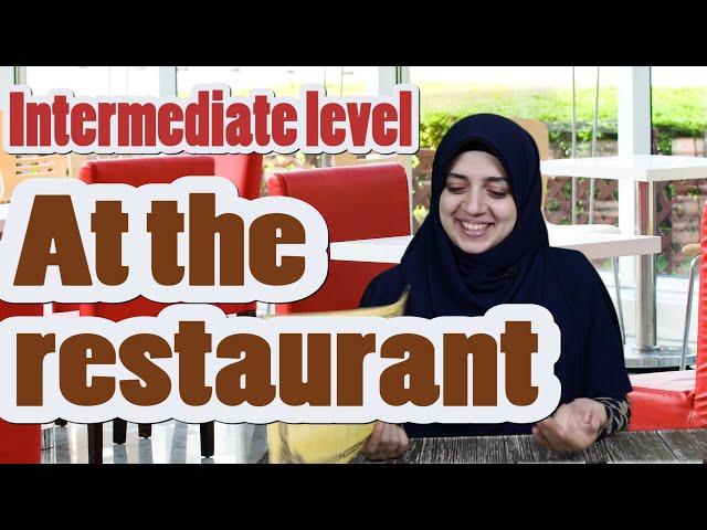 learn Arabic conversation | Intermediate level | 6 - At the restaurant