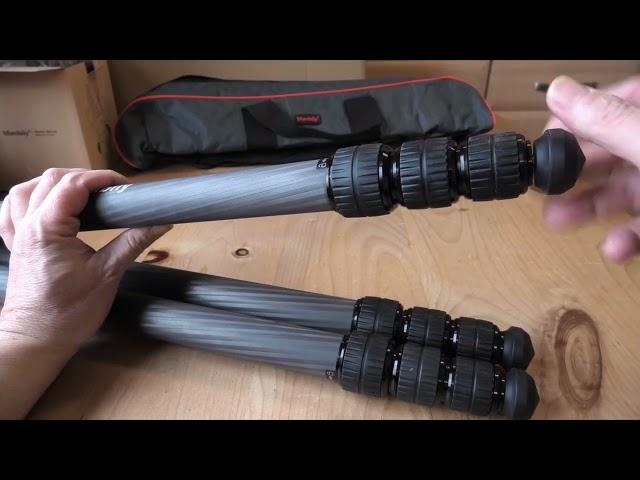 MANBILY WZ-324 CARBON FIBRE HUNTING TRIPOD-BH-U3 CLAMP QUICKFIRE UNBOXING