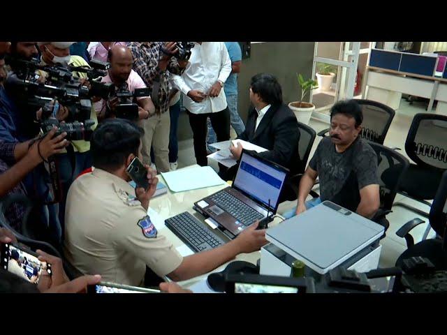 Ram Gopal Varma At Panjagutta Police Station | RGV | TFPC