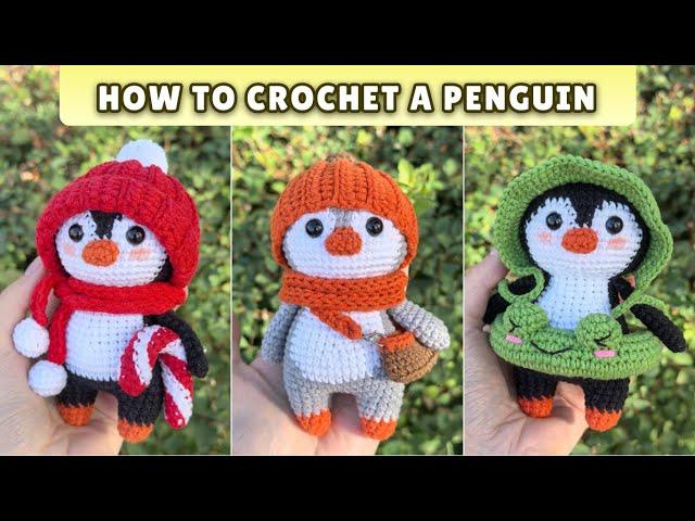 How to Crochet a Penguin FREE Amigurumi Tutorial + Crochet Pattern