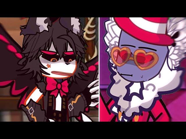 " WHERE THE F**K IS ANGEL ? " // Huskerdust ? + Valentino // Hazbin Hotel Gacha