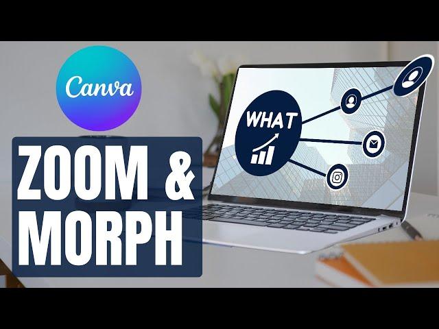 Canva Slide ZOOM & Morph Tutorial -  Free Template 