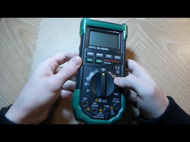 Review and Teardown of the Mastech MS8268 Multimeter