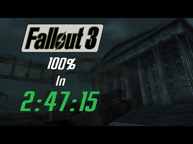 Fallout 3 100% Speedrun in 2:47:15 (World Record)