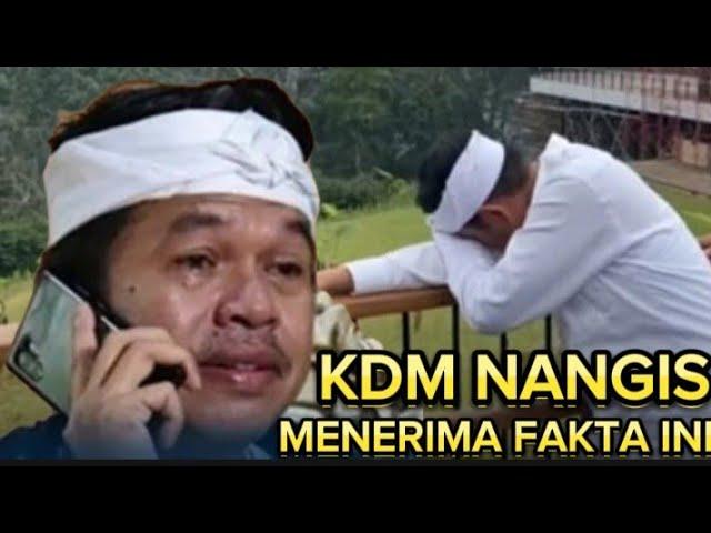 NANGlS ?!! HATI KDM / KANG DEDI MULYADI MENERIMA KENYATAAN PAHlT INI ??