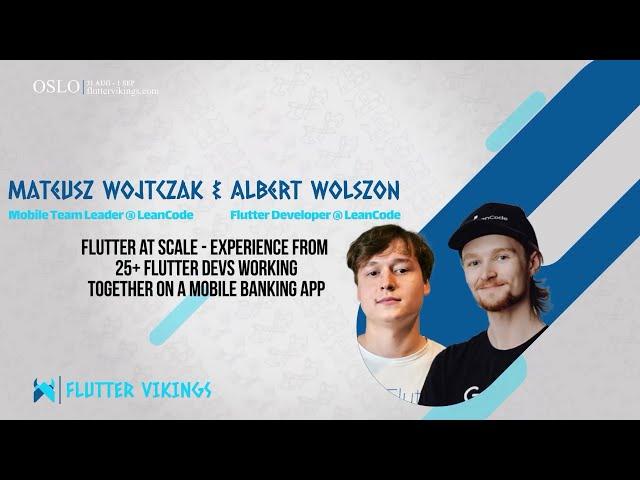 Flutter at scale-experience from 25+ Flutter Devs working together on a mobile banking app |FLV 2022