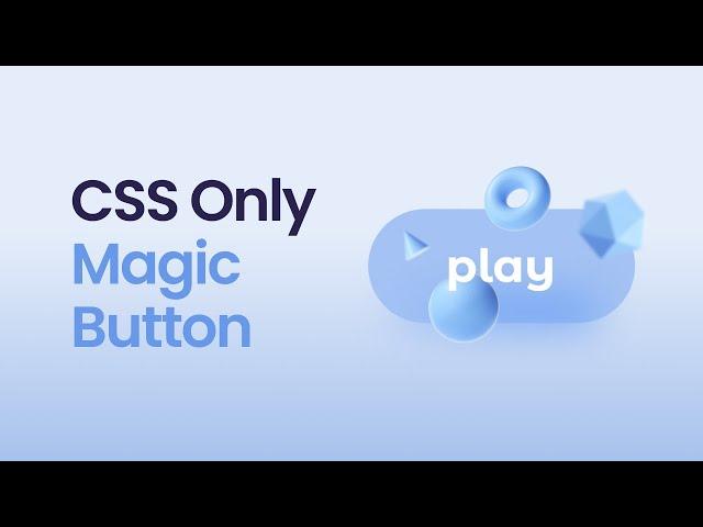  CSS Magic Motion Button Hover Effects Animation | HTML CSS Tutorial