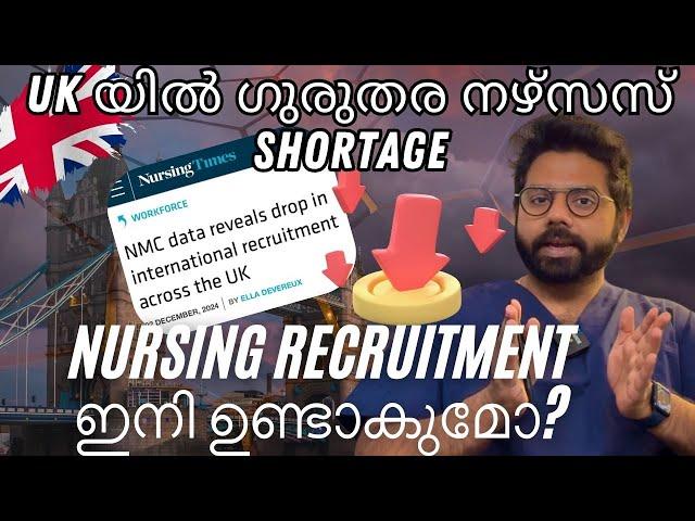 UK യിൽ ഗുരുതര നഴ്സിംഗ് Shortage | NHS Nursing Recruitment ഉണ്ടാകുമോ 2025? | SIFE Pathway |RCN Update