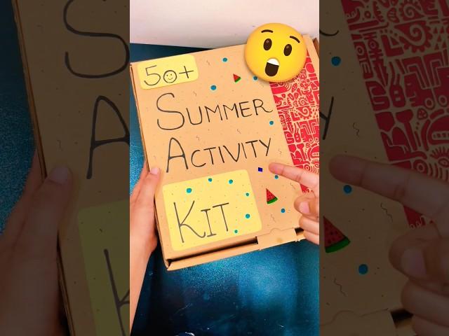 Homemade Summer Activity Kit  Diy craft kit #shorts