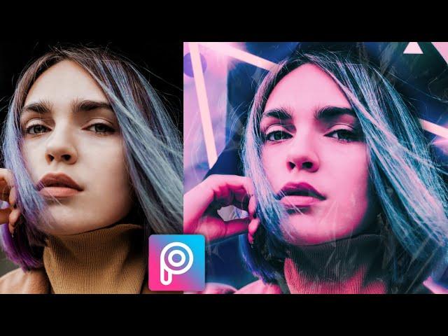 Picsart Editing Tutorial | Cyberpunk Effect Edit