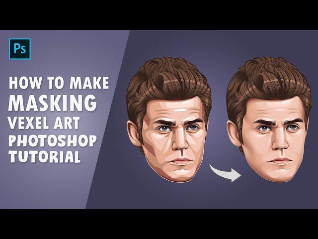 (FULL) Tutorial How To Make Masking Vector Vexel Art For Beginner