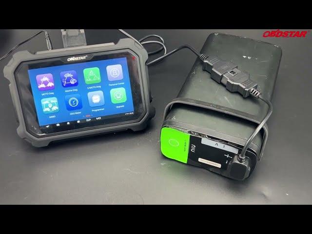 NIU E-0MOTO BMS Battery Management System Diagnosis with OBDSTAR MS80 STD - obd2shop.co.uk