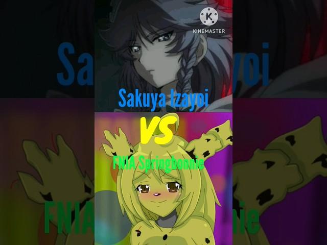 Sakuya Izayoi vs FNIA Springbonnie