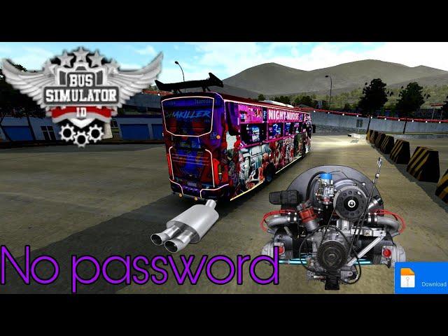 Bus Simulator Indonesia New Muffler File V3.7.1 No Password#bussid