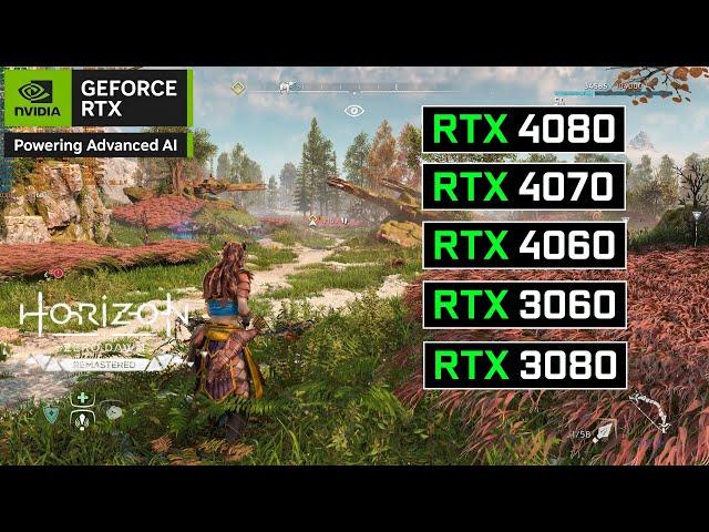 Horizon Zero Dawn Remastered PC | RTX 4080 | RTX 4070 | RTX 4060 | RTX 3060 | RTX 3080