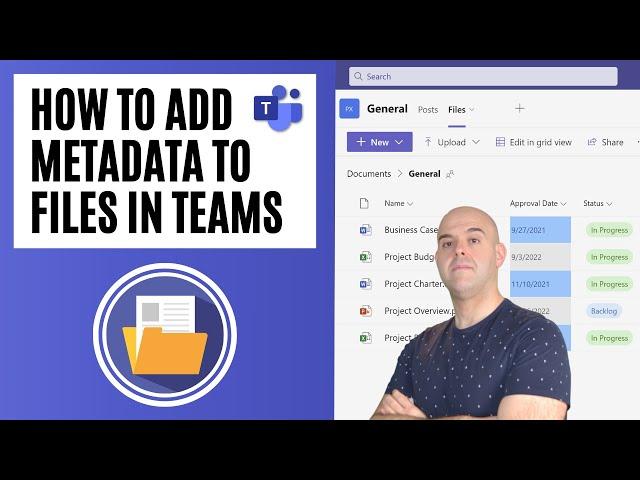 How To Add Metadata To Files In Microsoft Teams