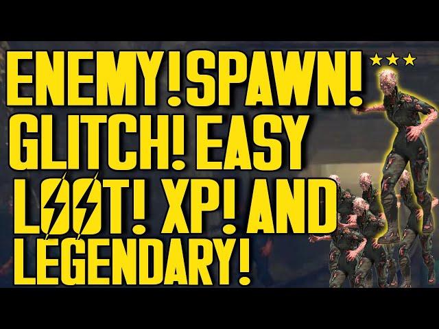 FALLOUT 76 ENEMY SPAWN GLITCH! | EASY XP! LOOT AND LEGENDARY GEAR! | SUPER EASY SPAWN GLITCH!