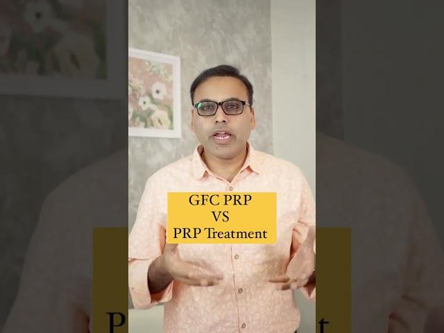 GFC PRP vs PRP Treatment #hairgrowth #hairlosssolution #dermatologist #reel #ytshorts