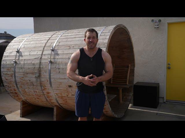 Redwood Outdoors Porch Sauna Review - Colin Jenkins from Connect the Watts