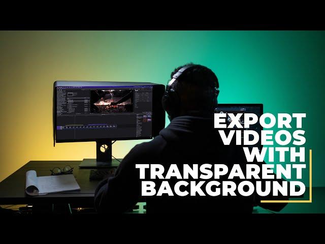 Export Videos with Transparent Background in Final Cut Pro X | Great for Custom Animations!