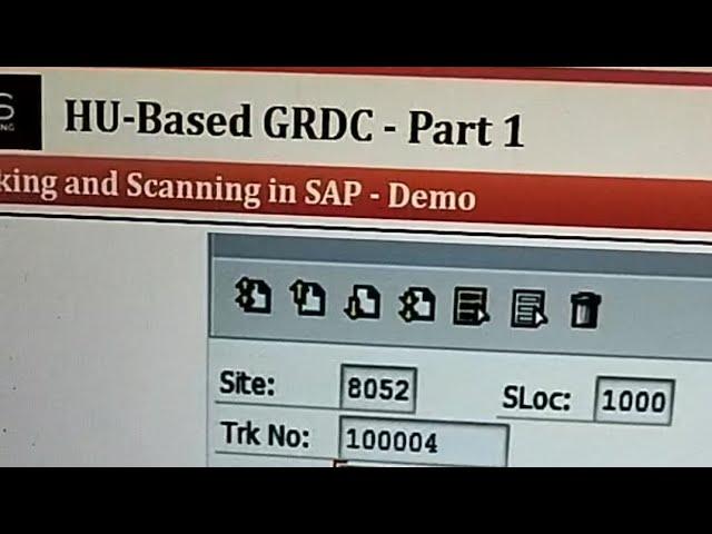 grdc Process in sap HU Based part 1, Part 2 For Reliance Trends with T-code