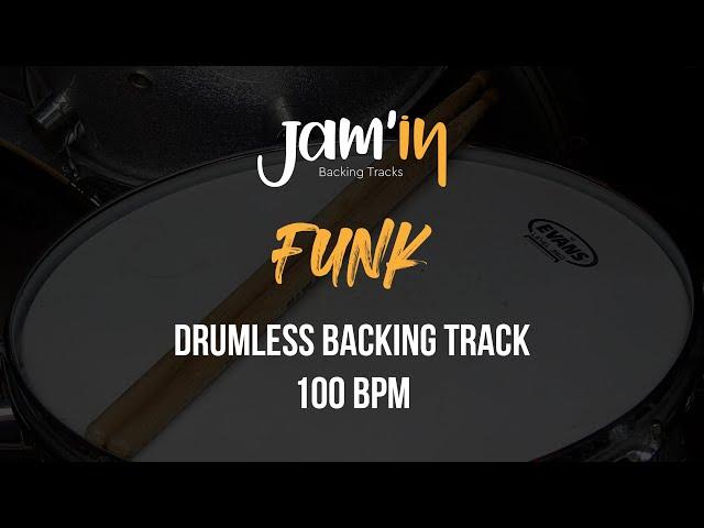 Funk Drumless Backing Track 100BPM