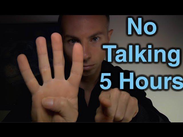 ASMR 5 Hours of No Talking Tapping & More Sounds