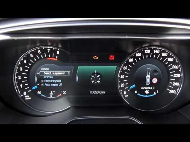 Ford Mondeo 2015 Information Displays Dashboard