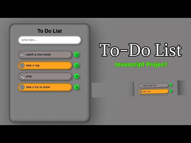 Create a To-Do List App using HTML | CSS | JAVASCRIPT