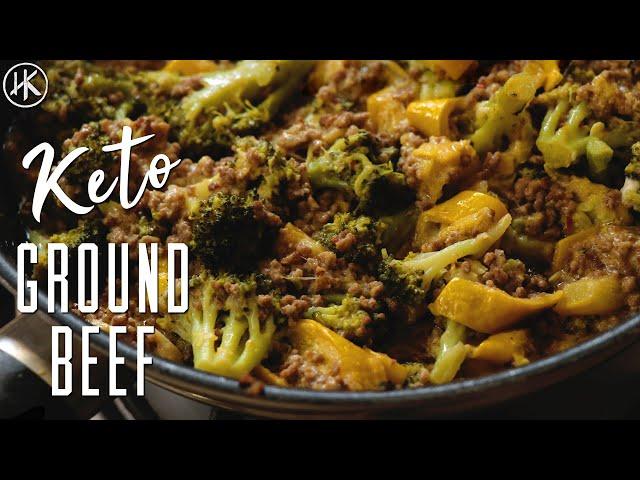 Keto Ground Beef with Broccoli & Zucchini Stir Fry | Keto Recipe | Headbanger's Kitchen