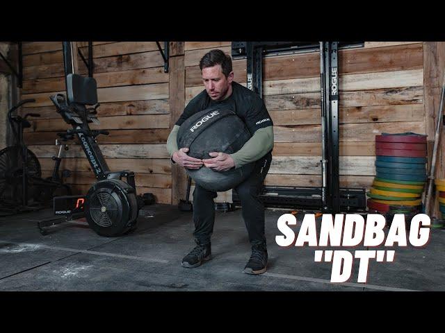 CROSSFIT HERO WORKOUT "DT" WITH A 150LB SANDBAG