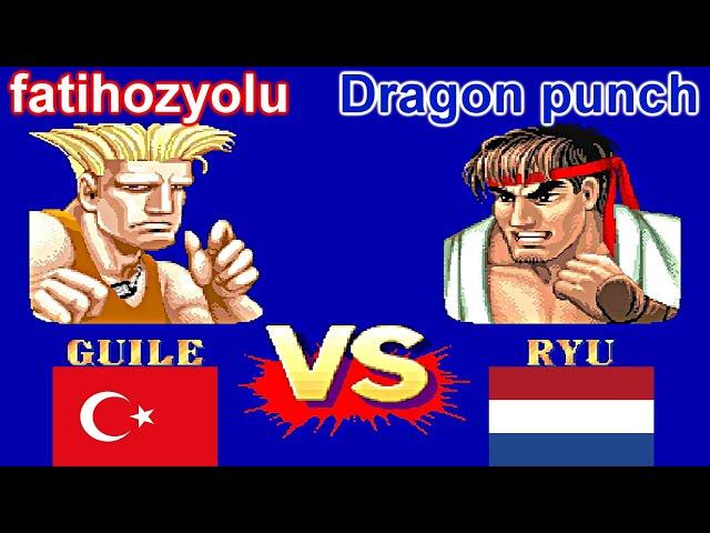 Street Fighter II': Champion Edition - fatihozyolu vs Dragon punch FT5