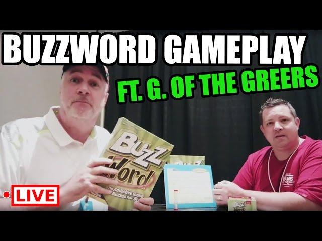 Live! BuzzWord Gameplay With G. of The Greers | EpicReviewGuys CC