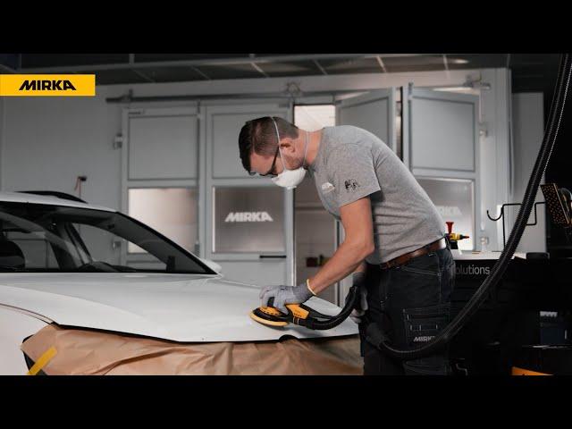 Sanding and polishing cars with Mirka