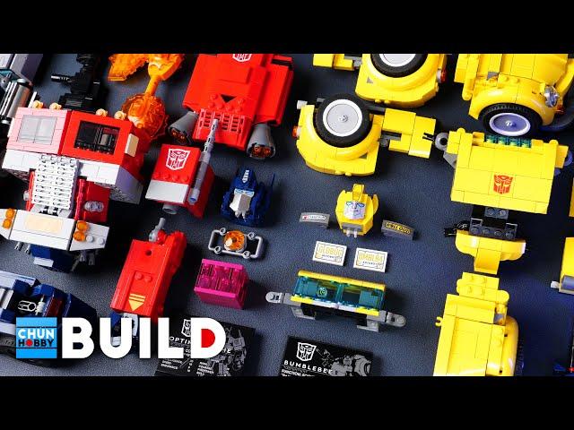 LEGO Speed Build! Transformers 10338 Bumblebee + 10302 Optimus Prime!! | LEGO 2024 | Beat Build