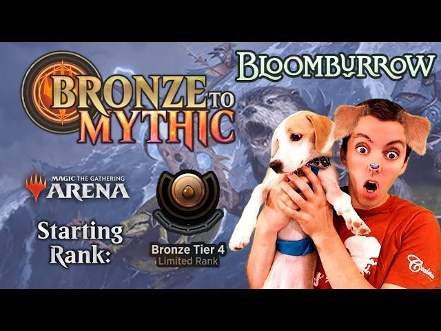  Bronze To Mythic: Episode 1 - Starting Rank: Bronze 4 - MTG Arena:  Bloomburrow Draft 