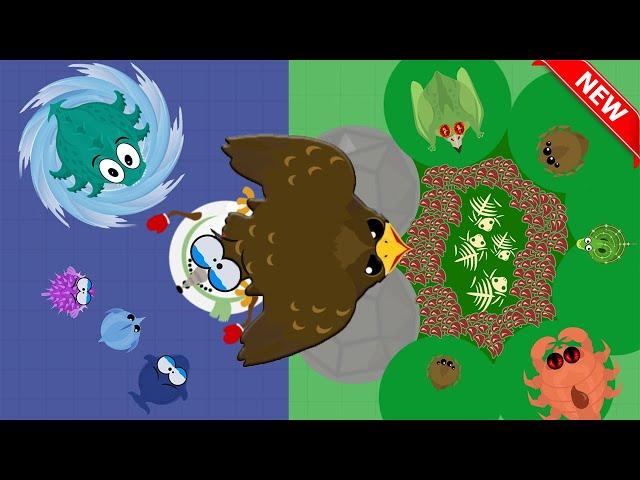 Mope.io GOLDEN EAGLE Trolling I Mini Blue Whale To Volcano I Funny Mope.io Moments