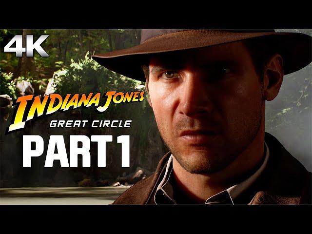 INDIANA JONES AND THE GREAT CIRCLE Full Gameplay Walkthrough PART 1 (No Commentary) 4K Ultra HD