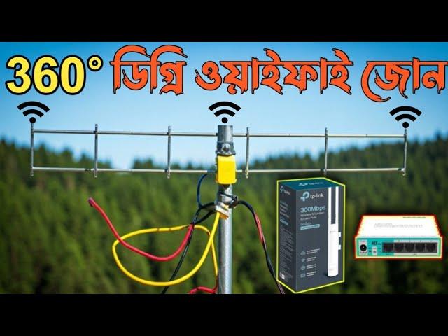 ৩৬০° ওয়াইফাই জোন,Long range hotspot zone device