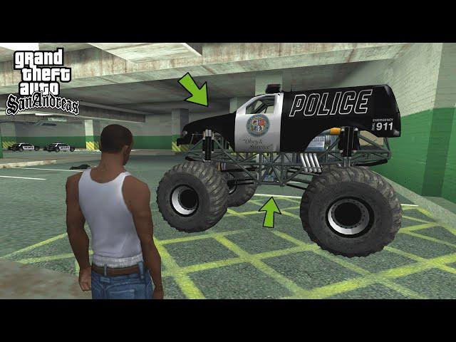 How To Find A Police Monster Truck in GTA San Andreas?