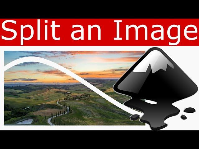 Split and cut images and shapes in Inkscape