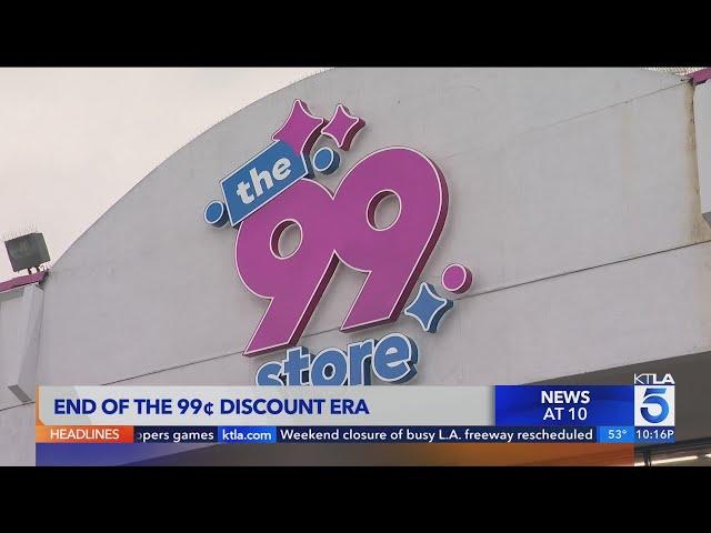 End of the 99 Cents Only store era