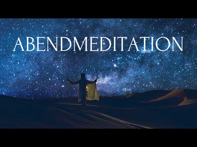 Abendmeditation, um mit Frieden im Herzen einzuschlafen