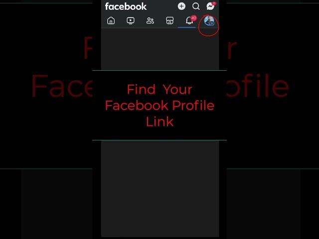 Find Your Facebook Profile Link from Mobile