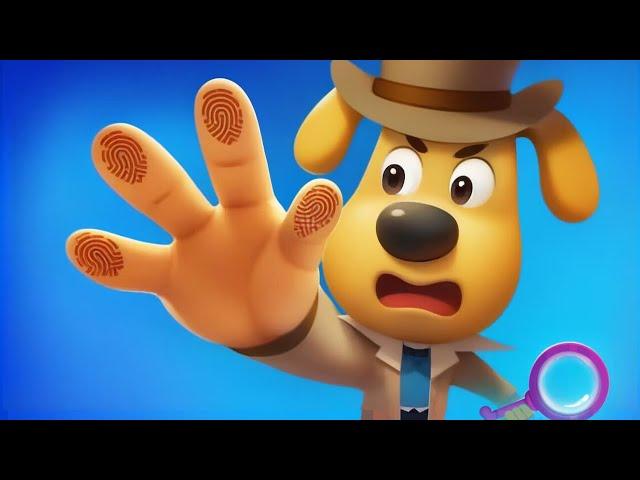 Unique Fingerprints | Who Stole Sheriff's Birthday Cake? | Kids Cartoon | Sheriff Labrador | BabyBus