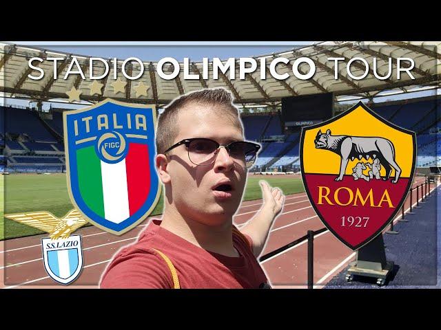 TOUR COMPLETO STADIO OLIMPICO DI ROMA!