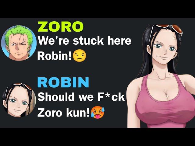 If Zoro and Robin got stuck in the same room for 24 hours | One Piece