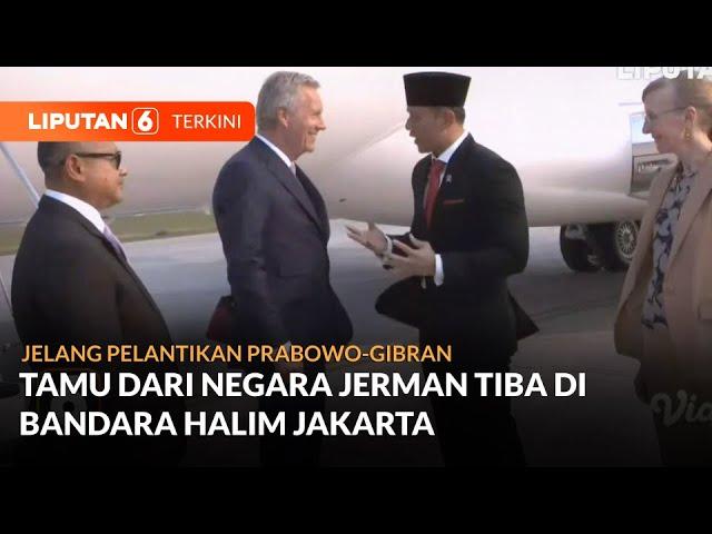 [FULL] Hadiri Pelantikan Prabowo-Gibran, Tamu Negara Jerman Tiba di Indonesia Disambut AHY